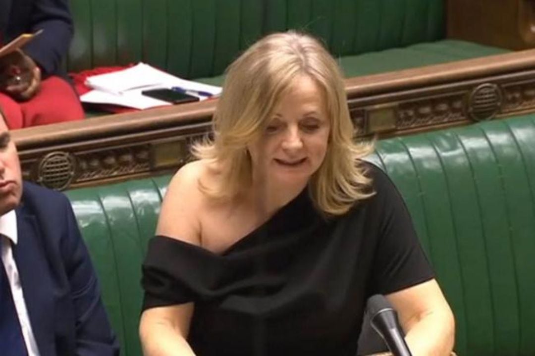 Tracy Brabin durante su intervención en la Cámara de los Comunes
