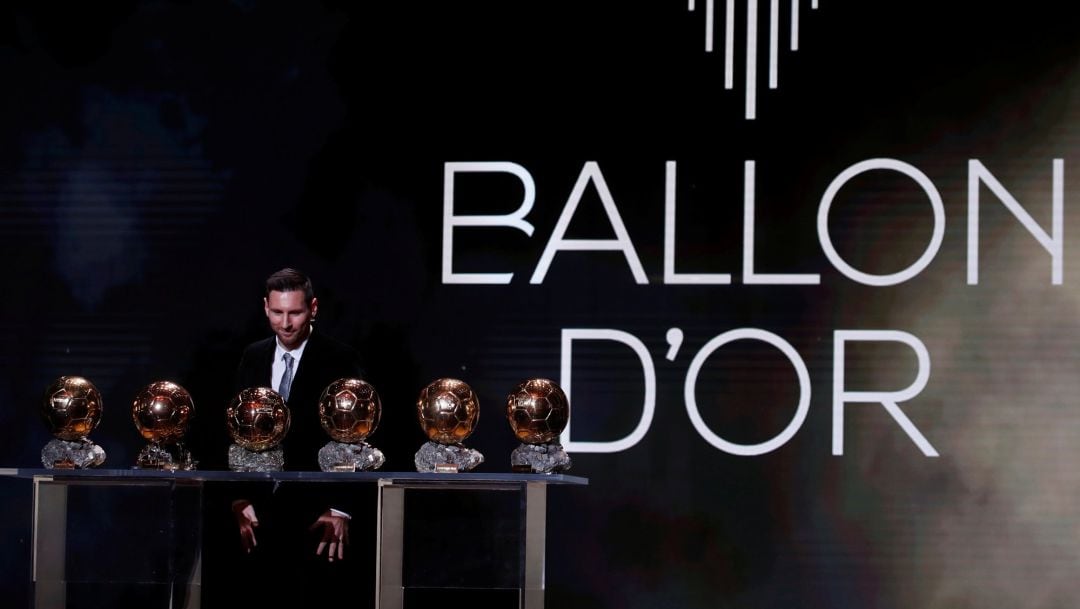 Leo Messi, con sus seis balones de oro.