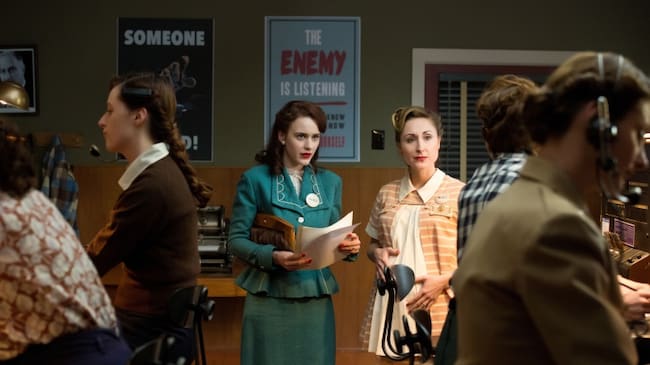 Telefonistas en la serie norteamericana 'Manhattan'