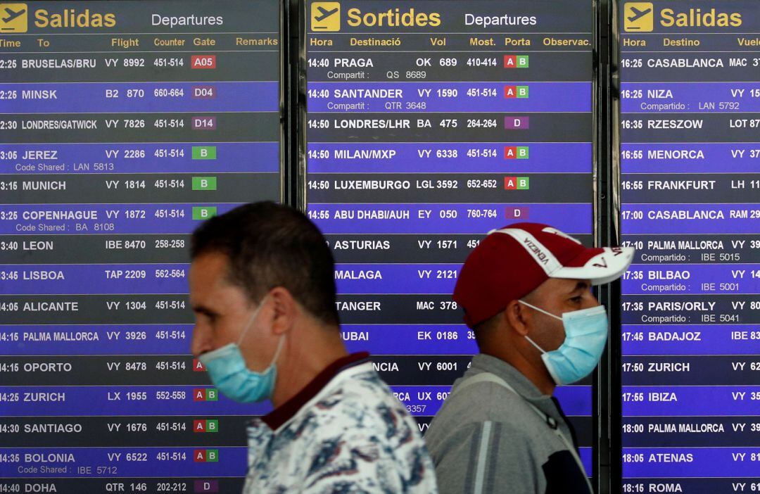 Aerpuerto de El-Prat en Barcelona.
