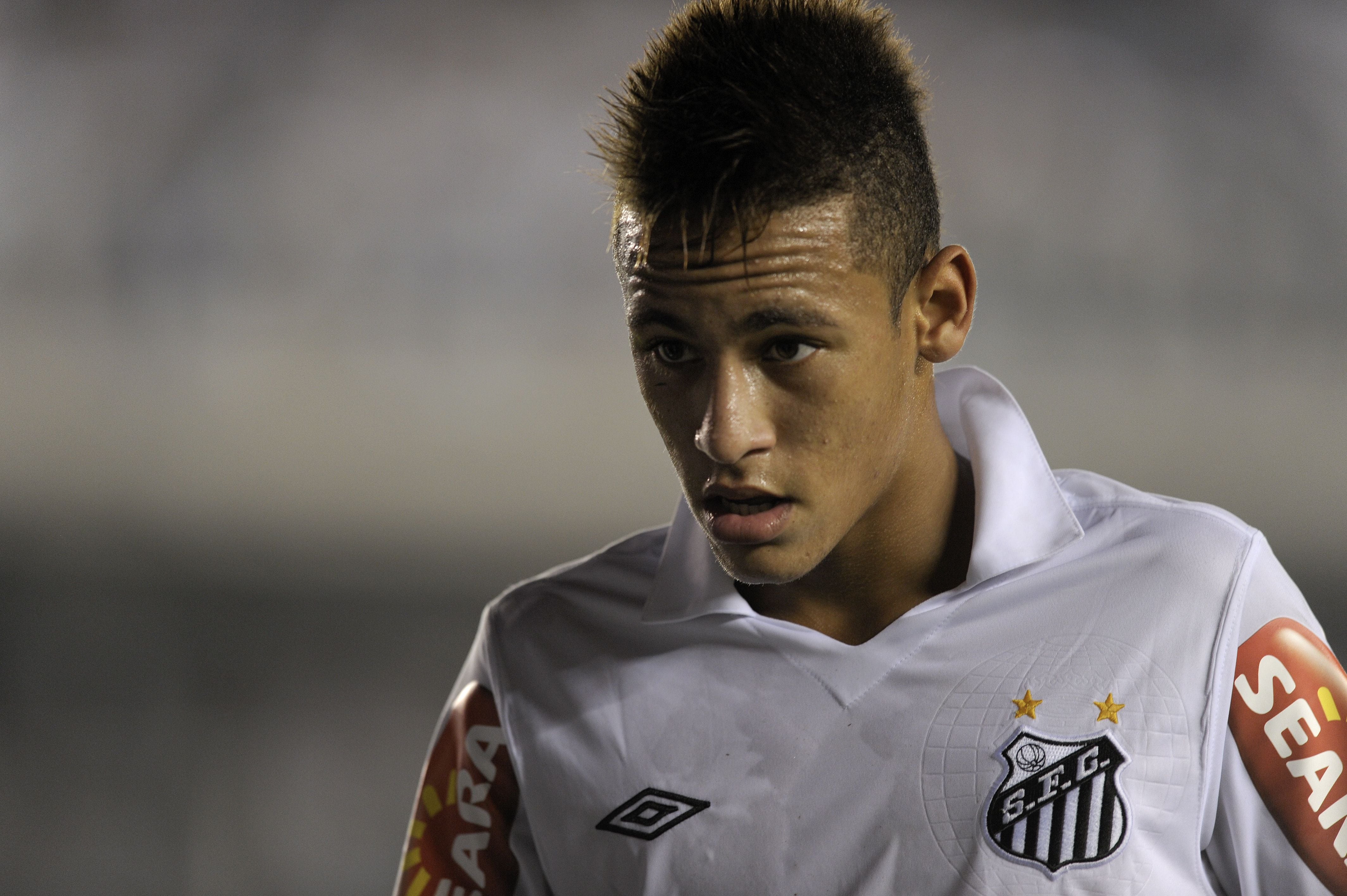 Neymar Jr, durante su etapa jugando en el Santos FC