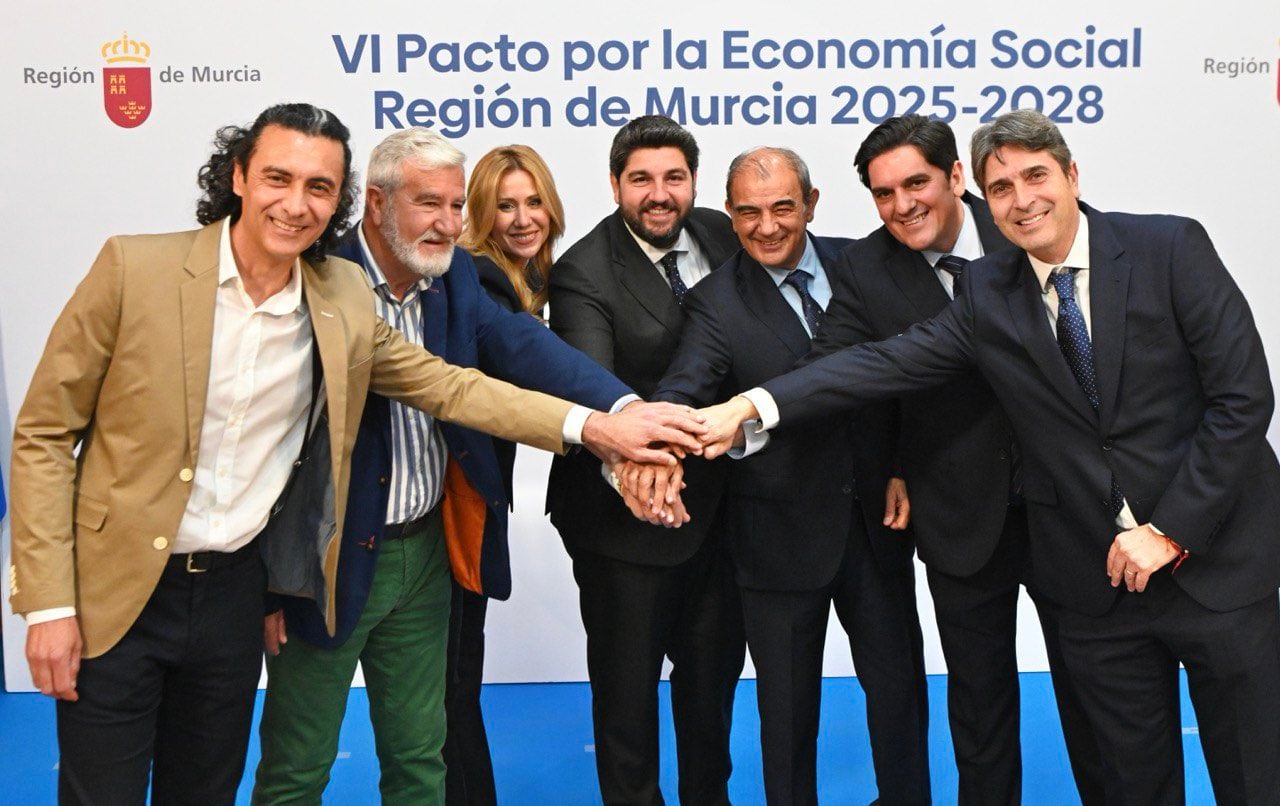 Firma del VI Pacto por la Economía Social en la Región de Murcia