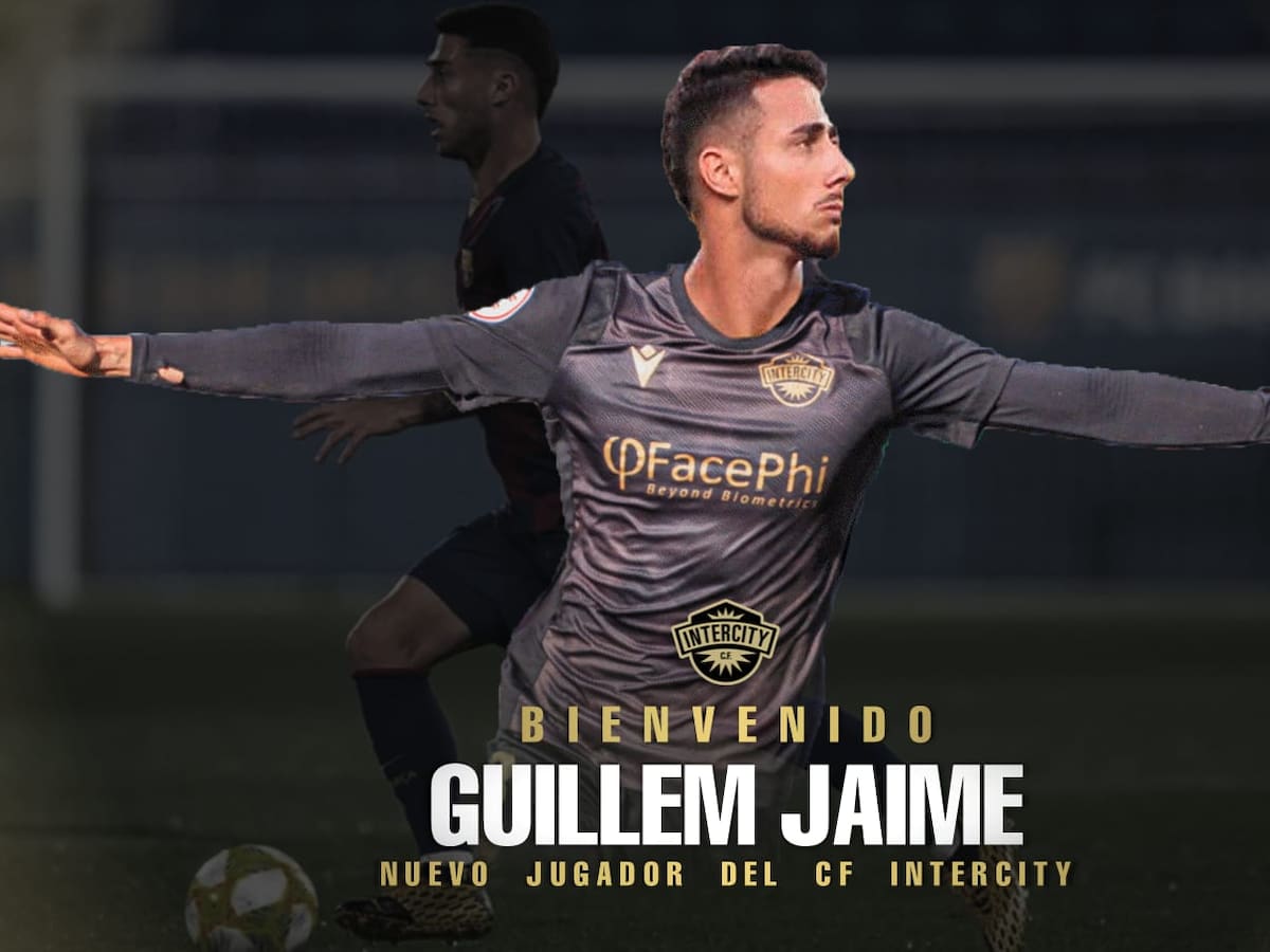 El CF Intercity firma para las dos próximas temporadas al lateral Guillem Jaime