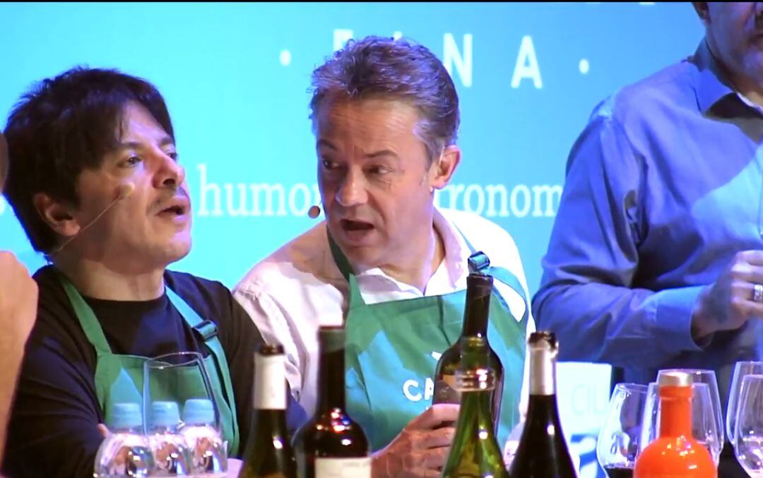 Juan Carlos Ortega y Sergio Sauca, dos de los integrantes del Show Cooking &#039;Canela Fina&#039;