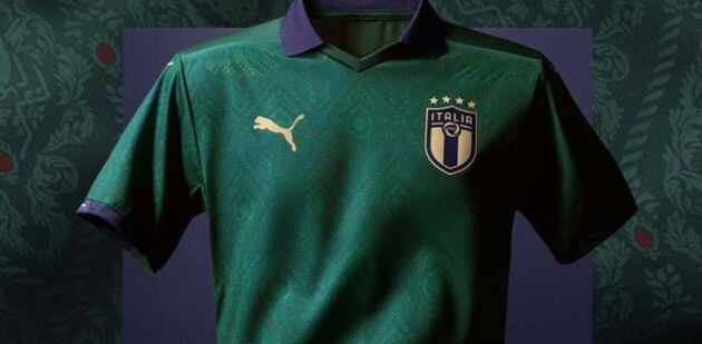 La camiseta verde de Italia