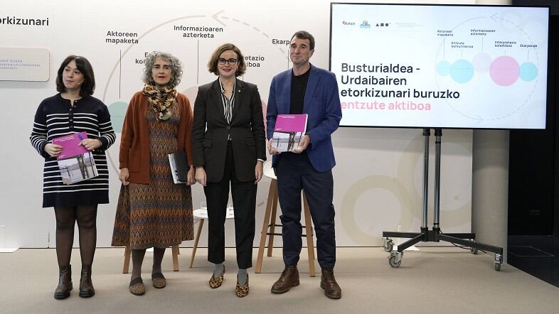 Presentación del informe del proceso de escucha en Busturialdea-Urdaibai.