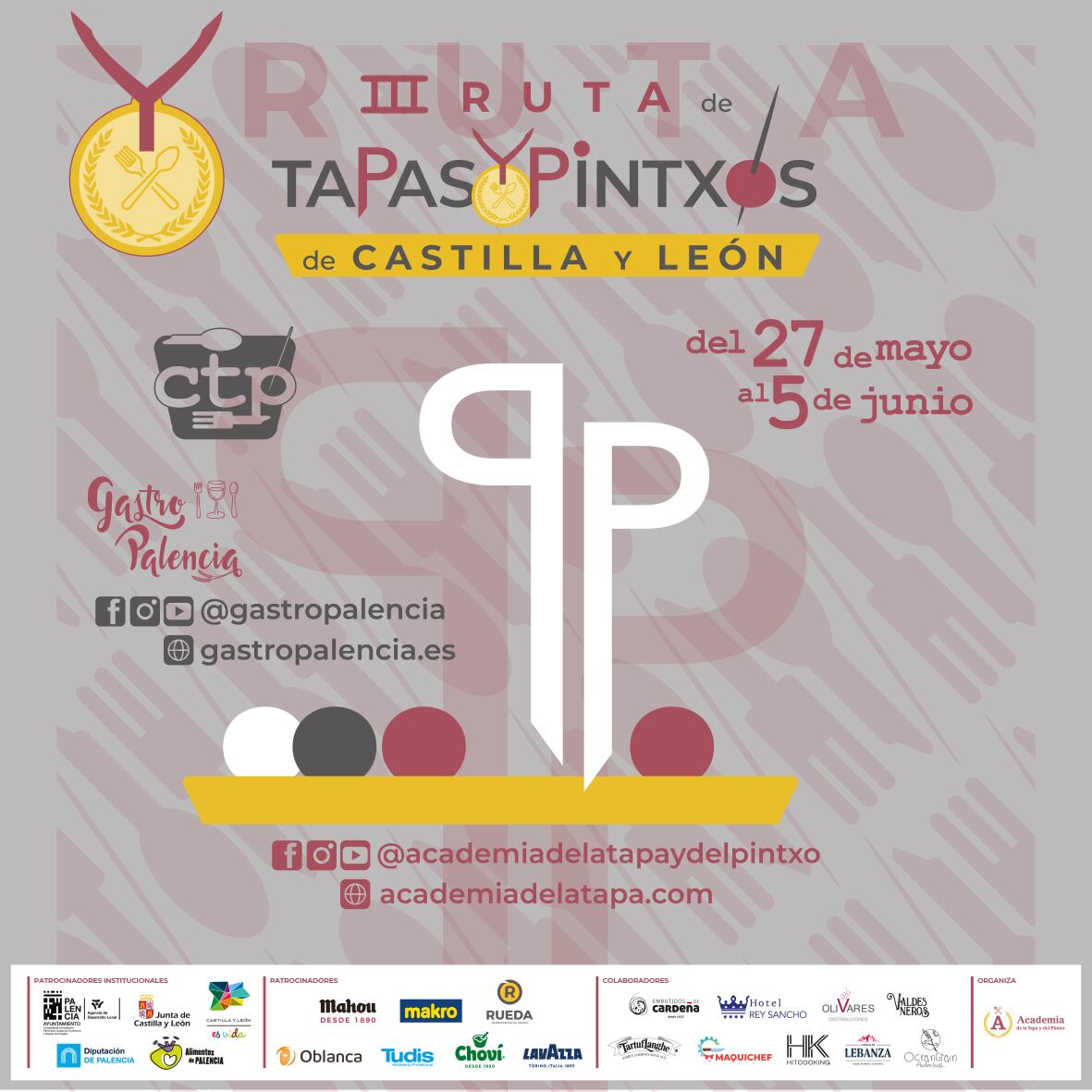 Cartel de la iniciativa gastronómica