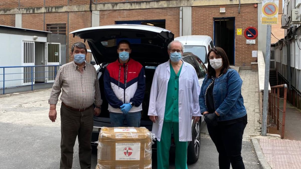 Los visitadores médicos donan material sanitario en Toledo y Talavera