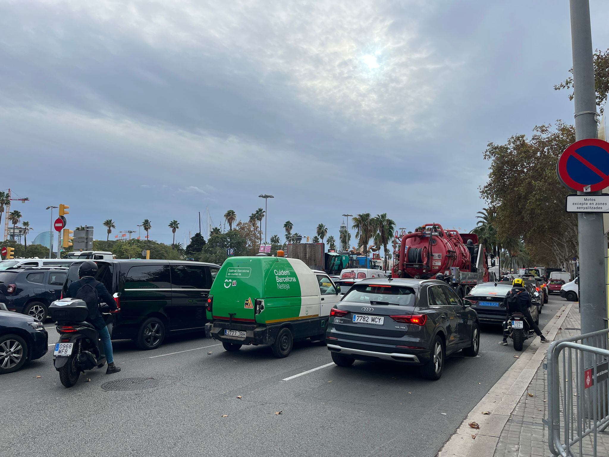 Retencions per accedir a la Ronda Litoral