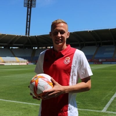 Imagen del nuevo delantero de la UD Ibiza