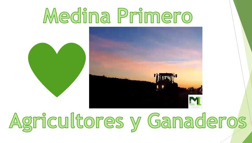 Medina Primero, con los agricultores y ganaderos