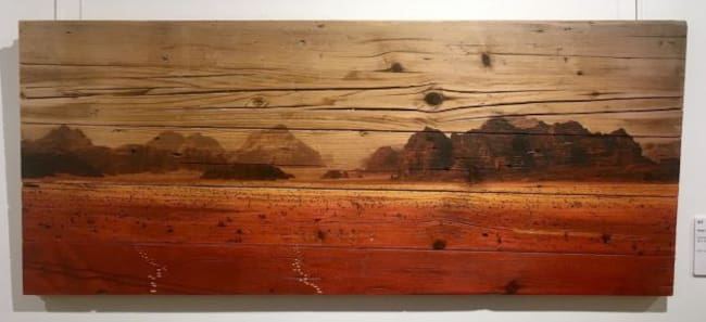 Una de las obras de Rubio en la exposición 'Fysikó'.