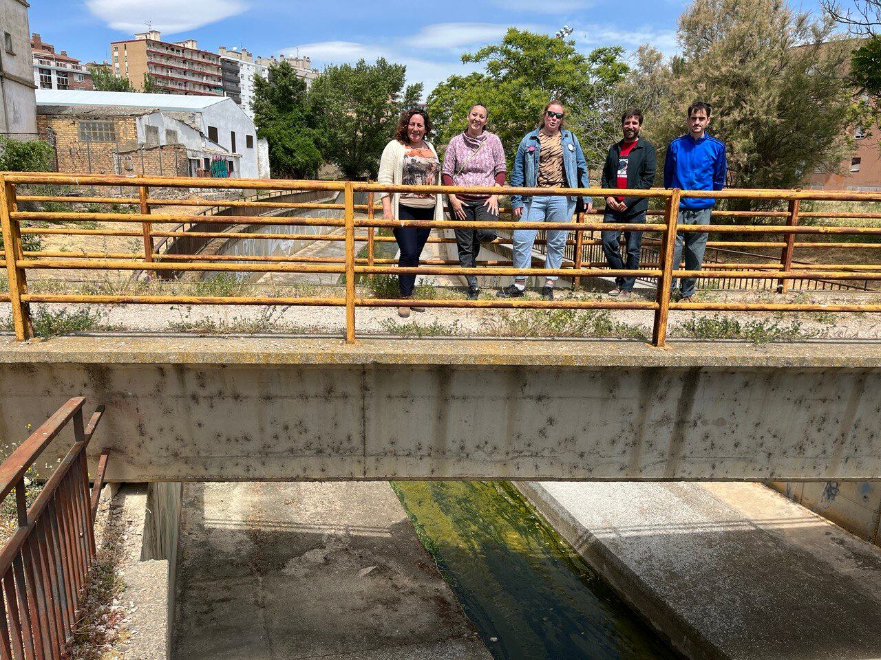 Guillermo Boix junto a miembros de su candidatura
