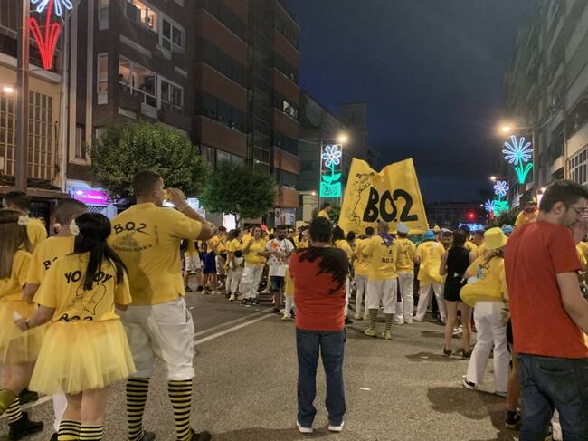 Desfile de peñas del pasado 11 de septiembre
