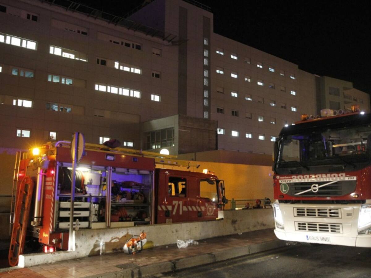 Detenida una mujer como presunta autora del incendio en urgencias pediátricas de La Candelaria (Tenerife)