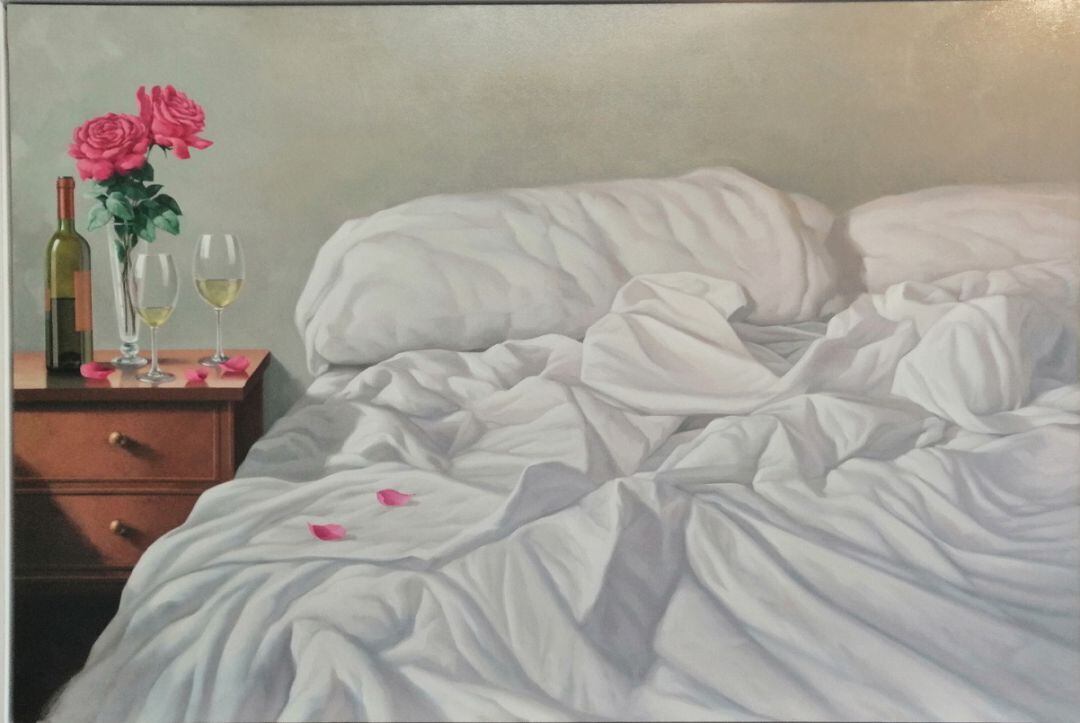 Obra ganadora del Premio Sarmiento de Pintura que otorga el Ayuntamiento de La Seca