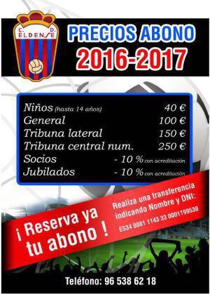 Precio de los abonos