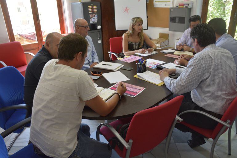 Reunión con los responsables de la empresa