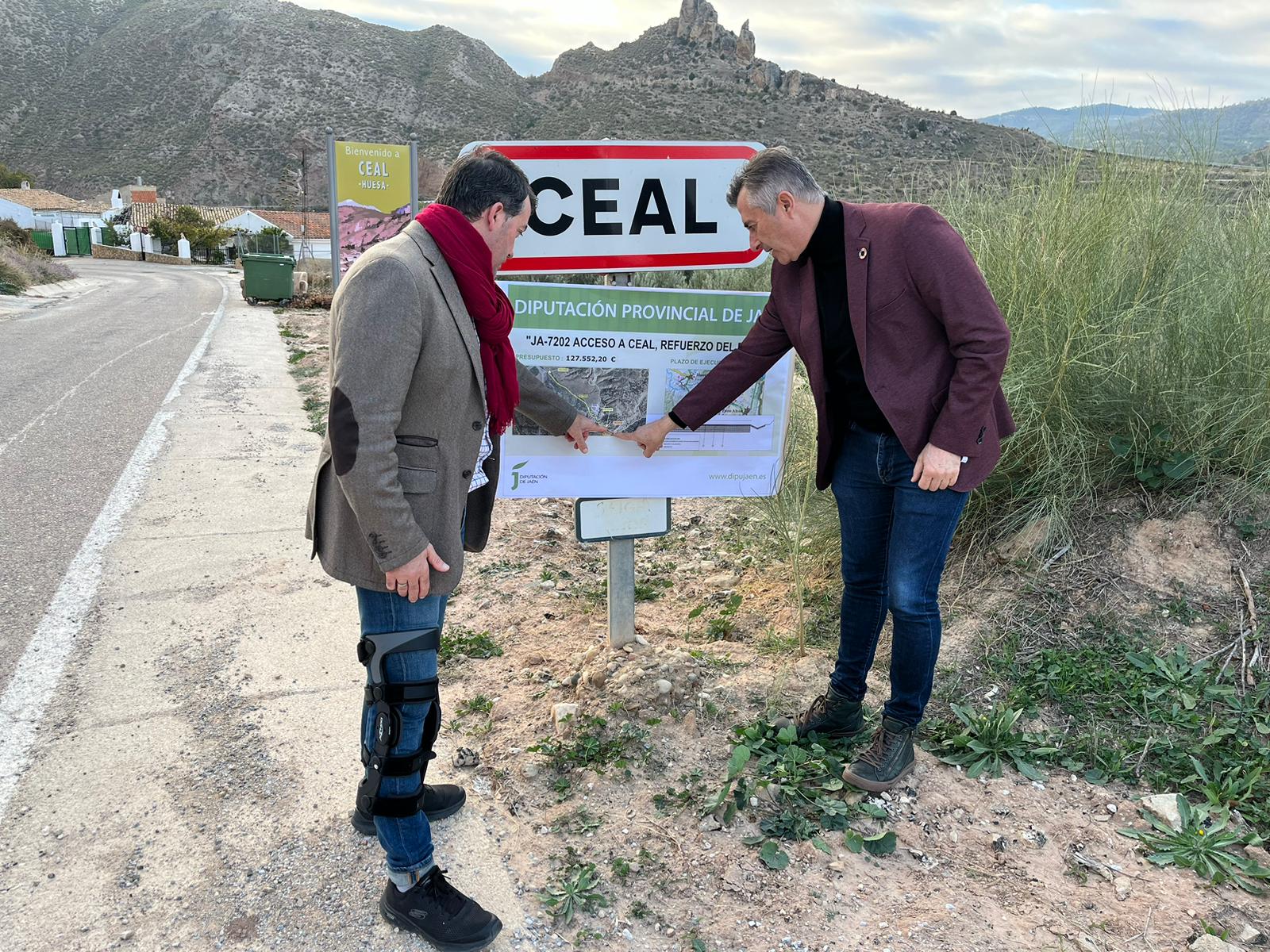 Presentación del proyecto de mejora de la carretera de acceso a la localidad de Ceal