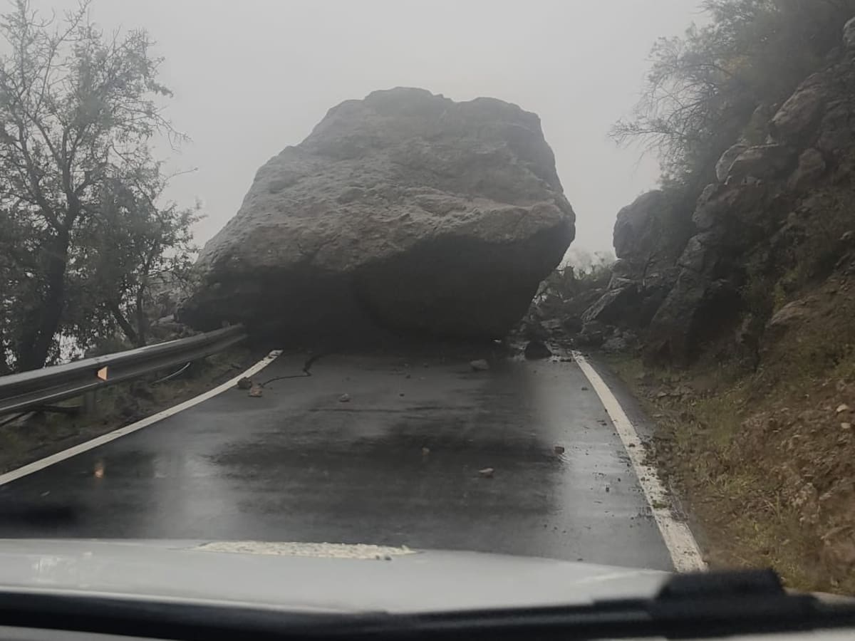 La borrasca Therese pone en alerta por inundaciones y desprendimientos a las islas occidentales y a Gran Canaria