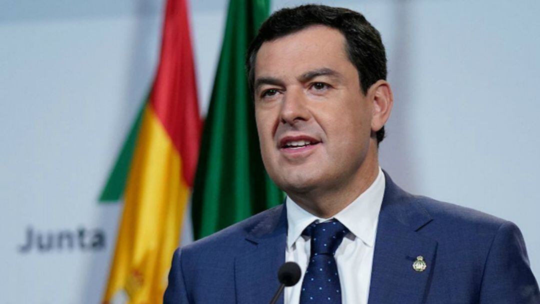 Moreno Bonilla en su comparencia en el Palacio de San Telmo