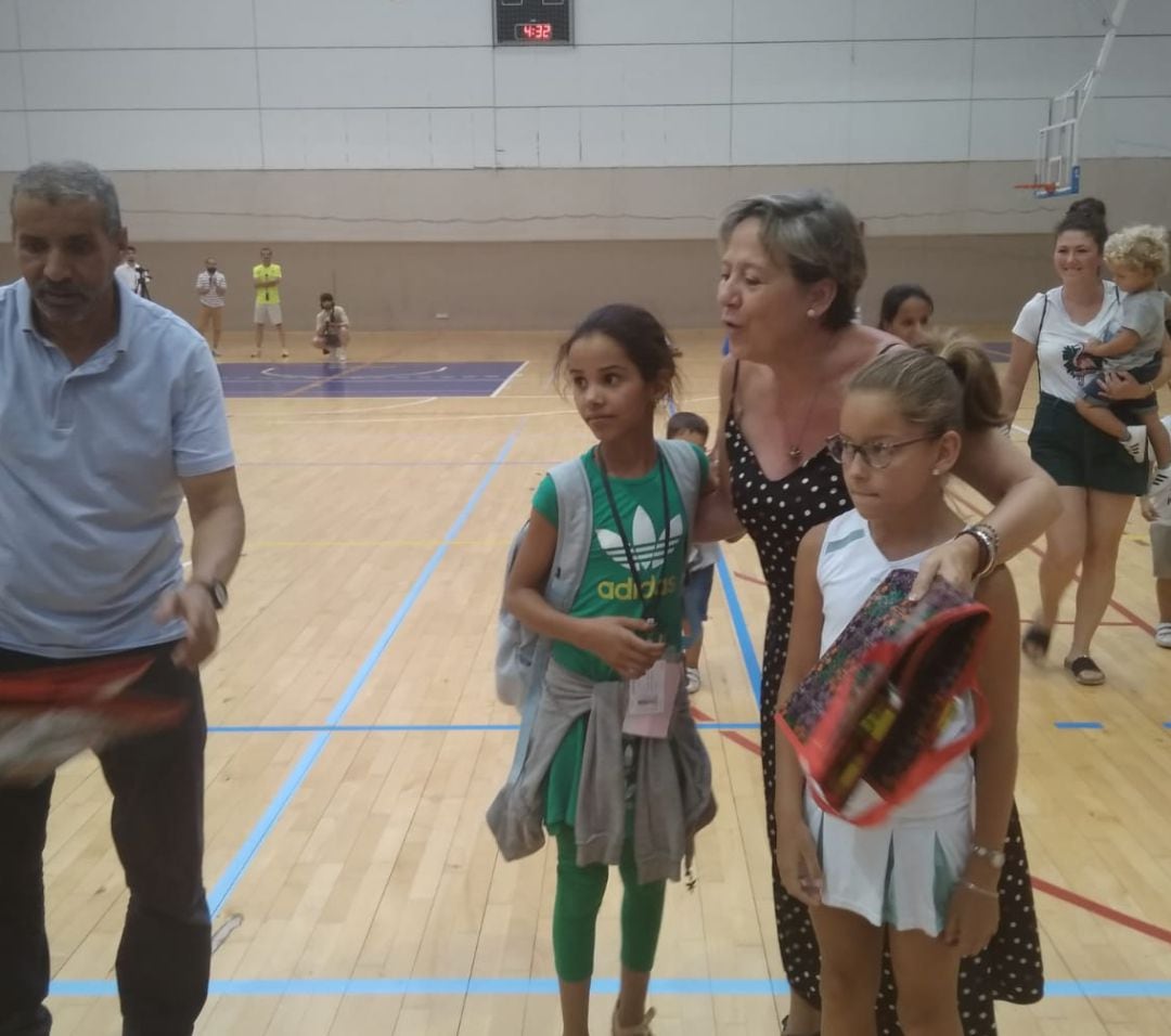 Momento de la recepción del programa &quot;Vacaciones en Paz&quot;.