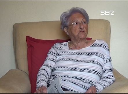 Mari Carmen Agirre, superviviente del bombardeo de Gernika