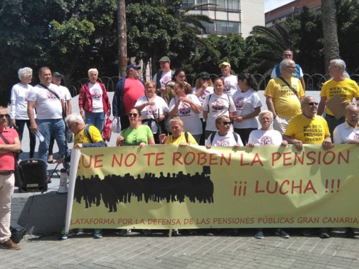 Los pensionistas piden al Gobierno canario un complemento hasta los 1080 euros