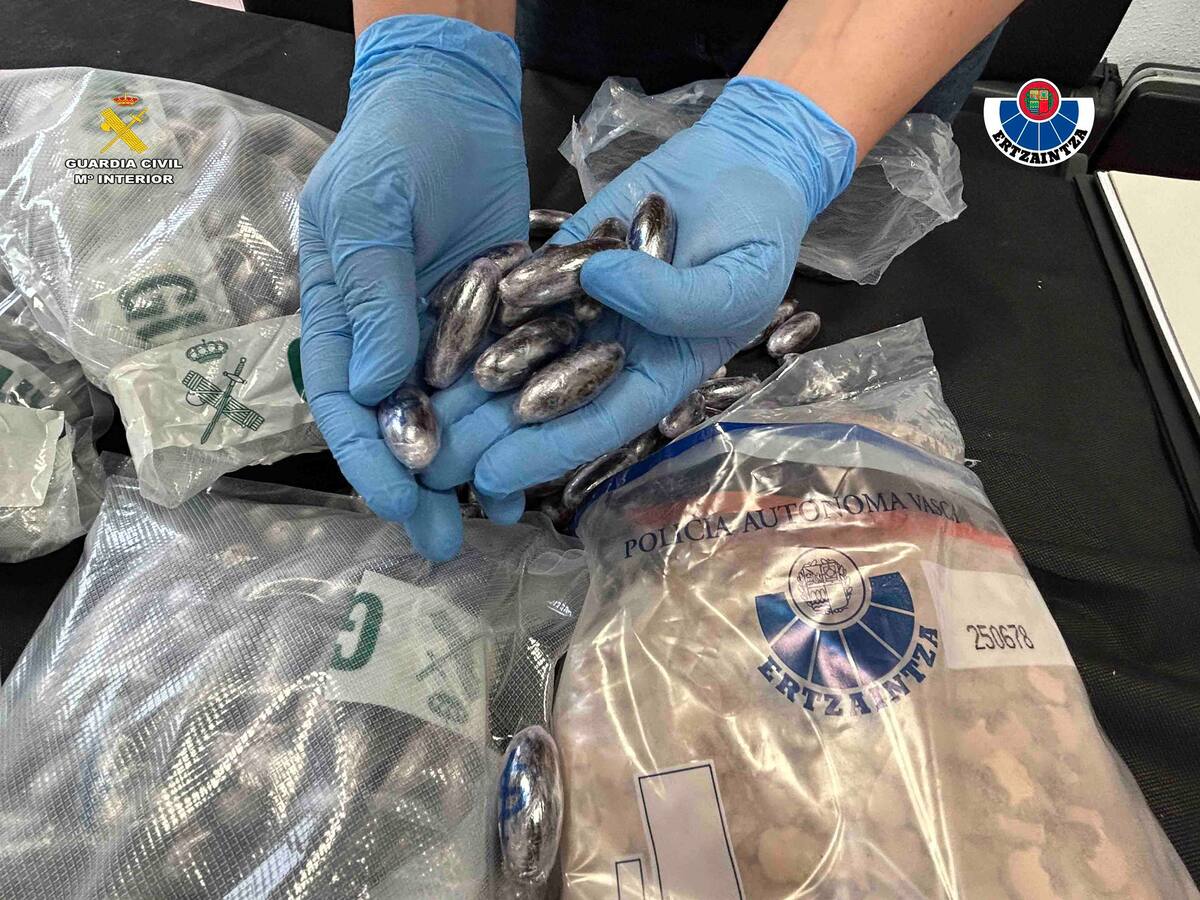 Seis detenidos en una operación contra el tráfico de drogas en el que se ha intervenido un alijo por valor de 17 millones de euros