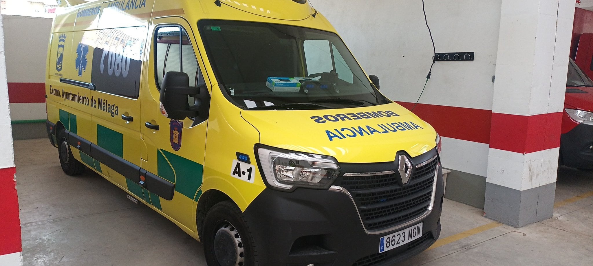 Ambulancia de los bomberos de Málaga