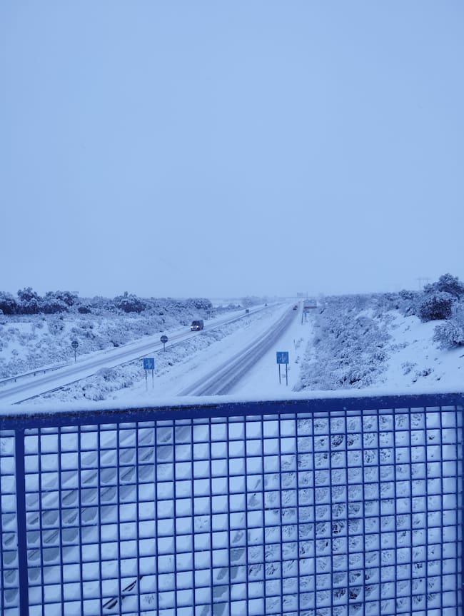 Autovía A-66 a la altura de Cuatro Calzadas