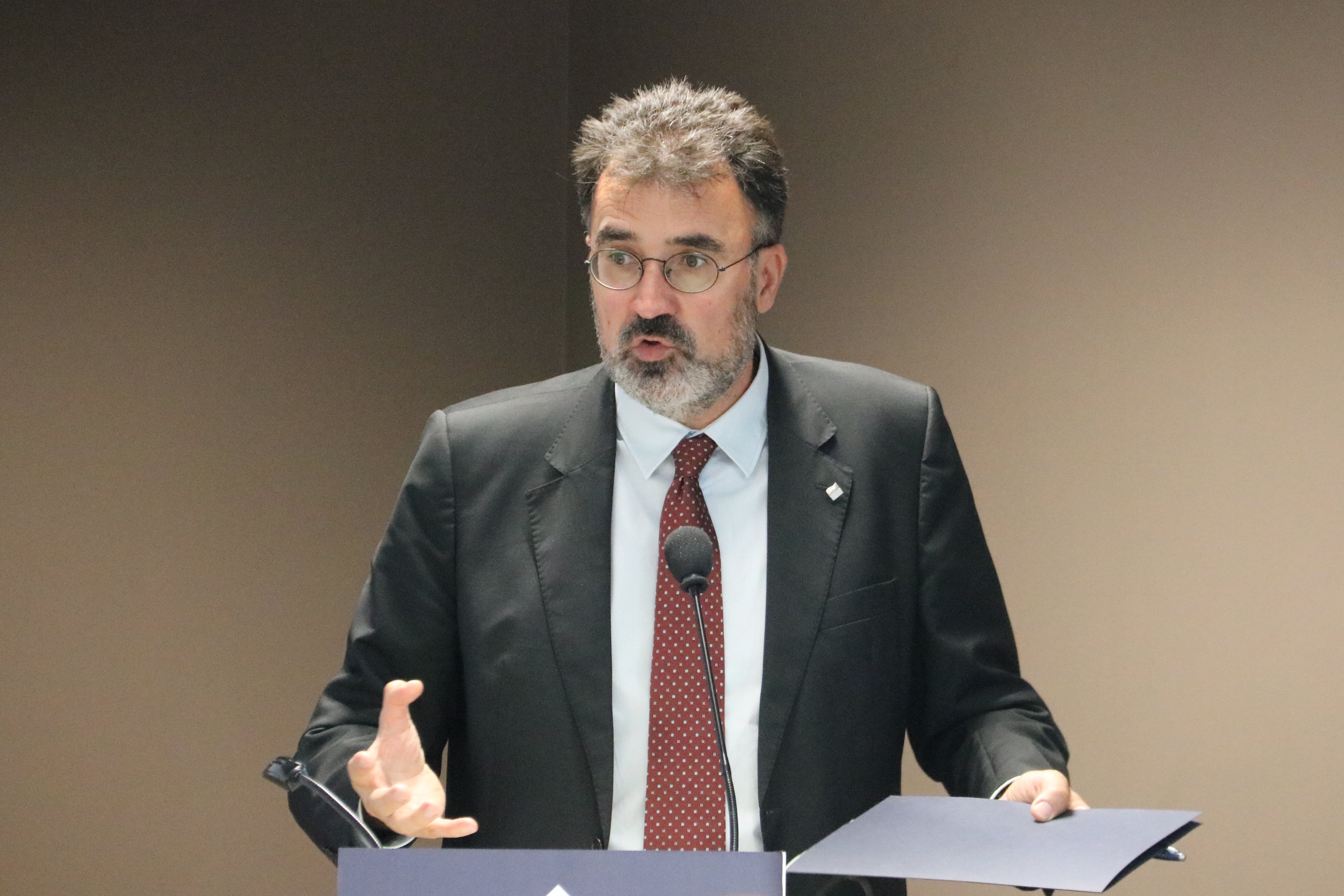 El president del Port de Barcelona, Lluís Salvadó.