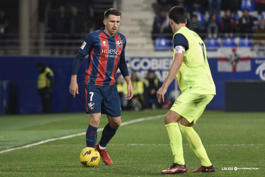 Gerard Valentín fue uno de los jugadores que más peligro llevó al área del Amorebieta