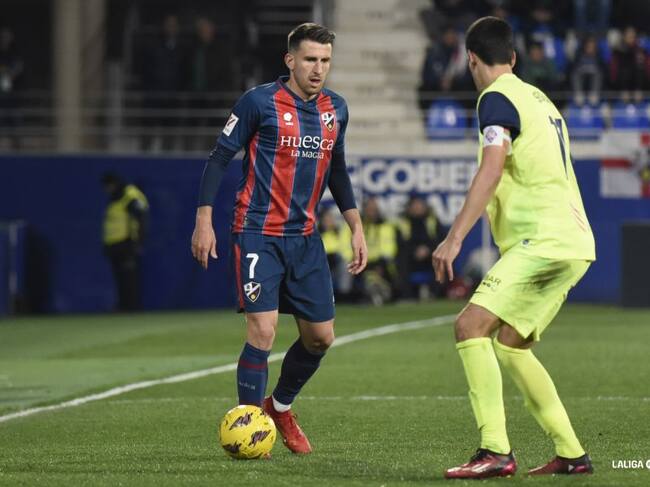 Gerard Valentín ha sido uno de los jugadores más destacados de la SD Huesca en las cuatro temporadas