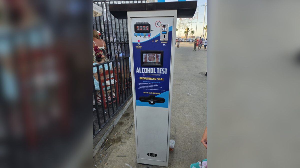Alcoholímetro en La Línea