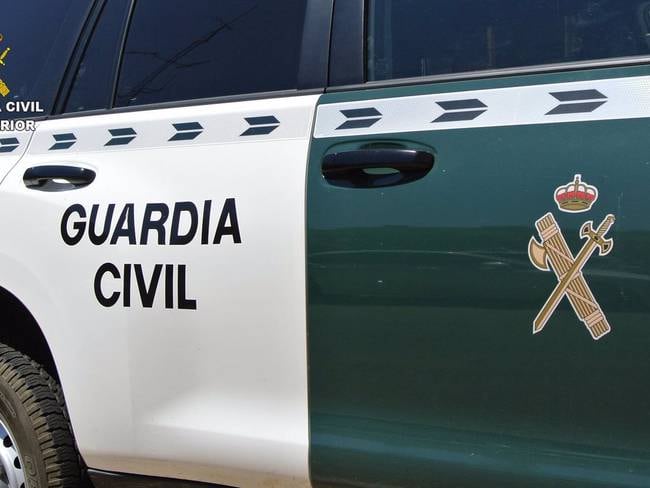 Un vehículo de la Guardia Civil