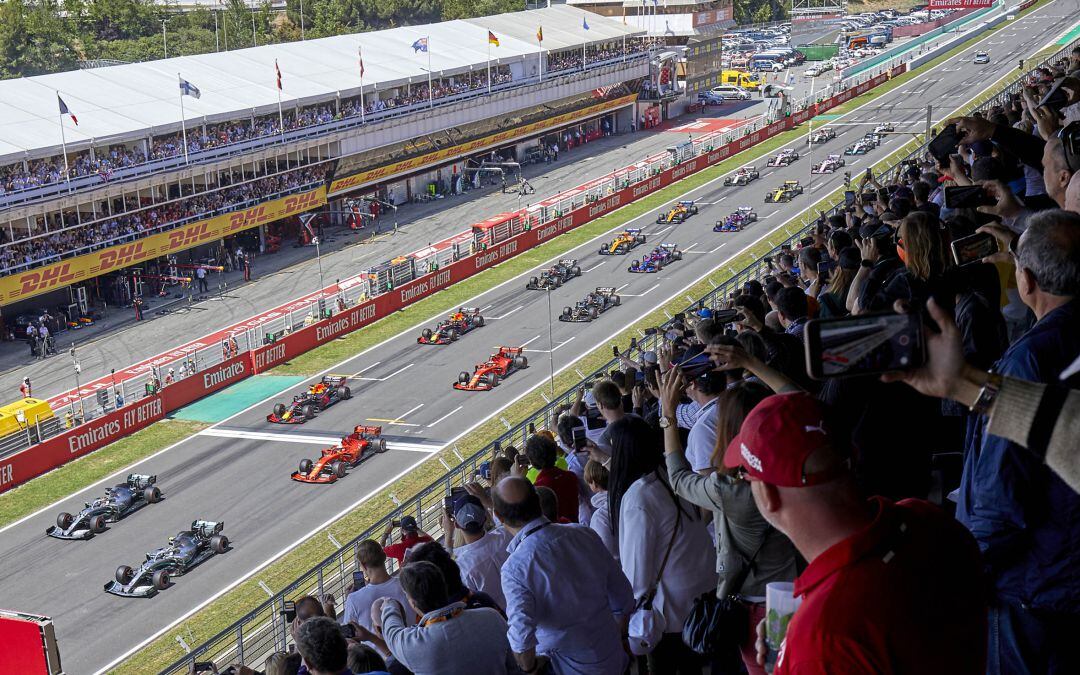 El Circuit de Montmeló durant la celebració d&#039;un Gran Premi d&#039;Espanya de Fórmula 1