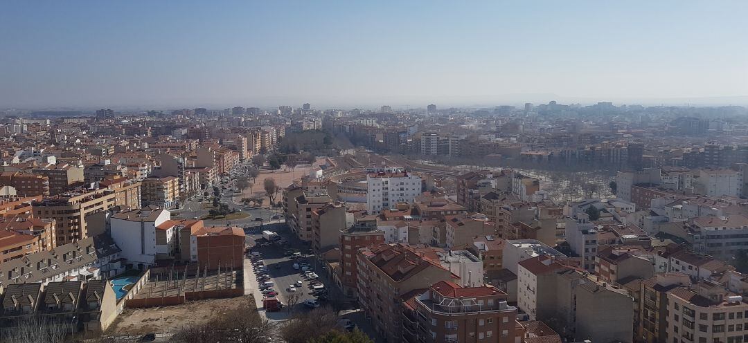 Vista de Albacete desde el mirador de la Fiesta del árbol
