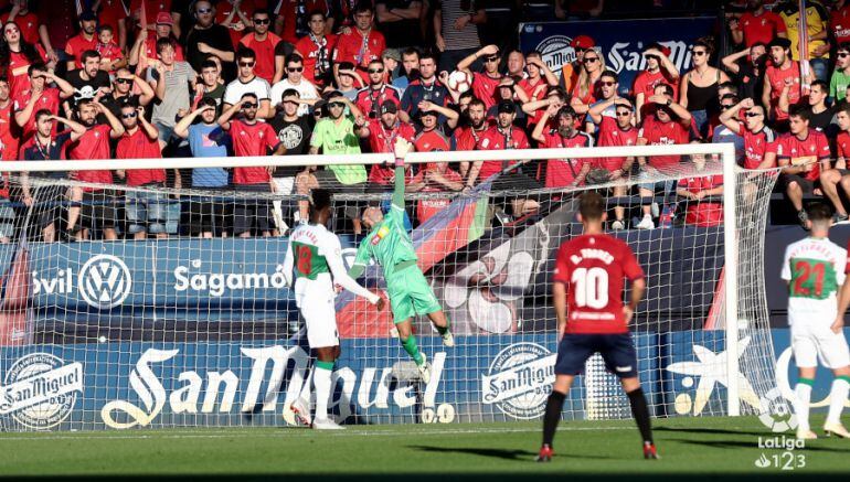 Ocasión de gol de Osasuna