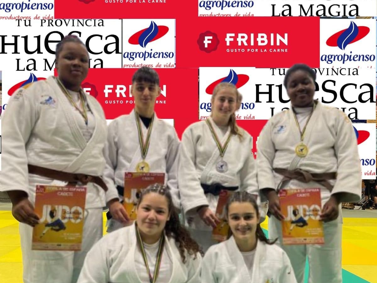 El Club Judo Binéfar destaca en la Copa de España "A" Cadete