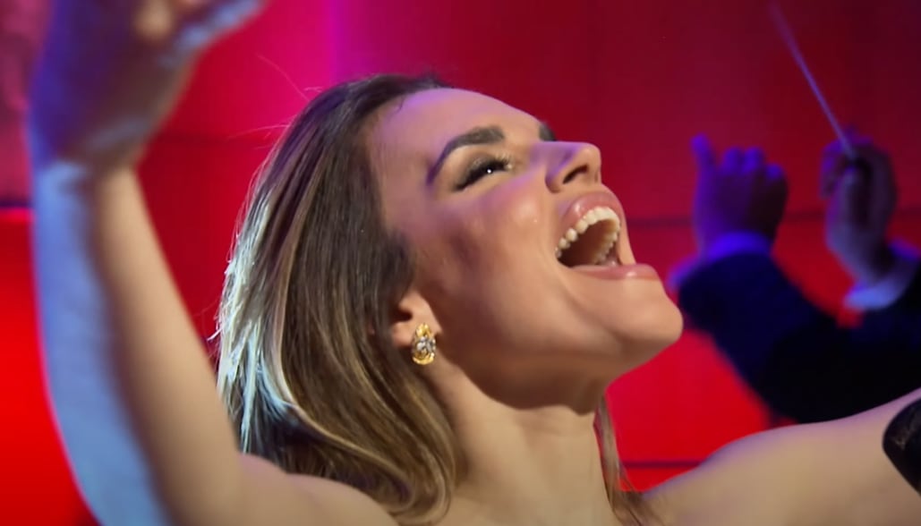 Melody en el videoclip de la versión sinfónica de &#039;Esa diva&#039; / Eurovisión