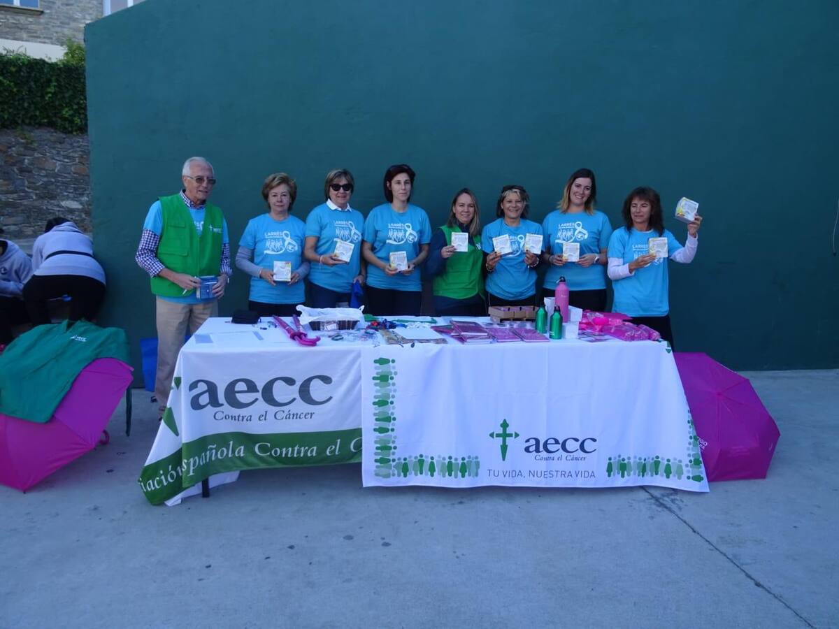 La Marcha solidaria contra el cáncer de Larrés superó las expectativas