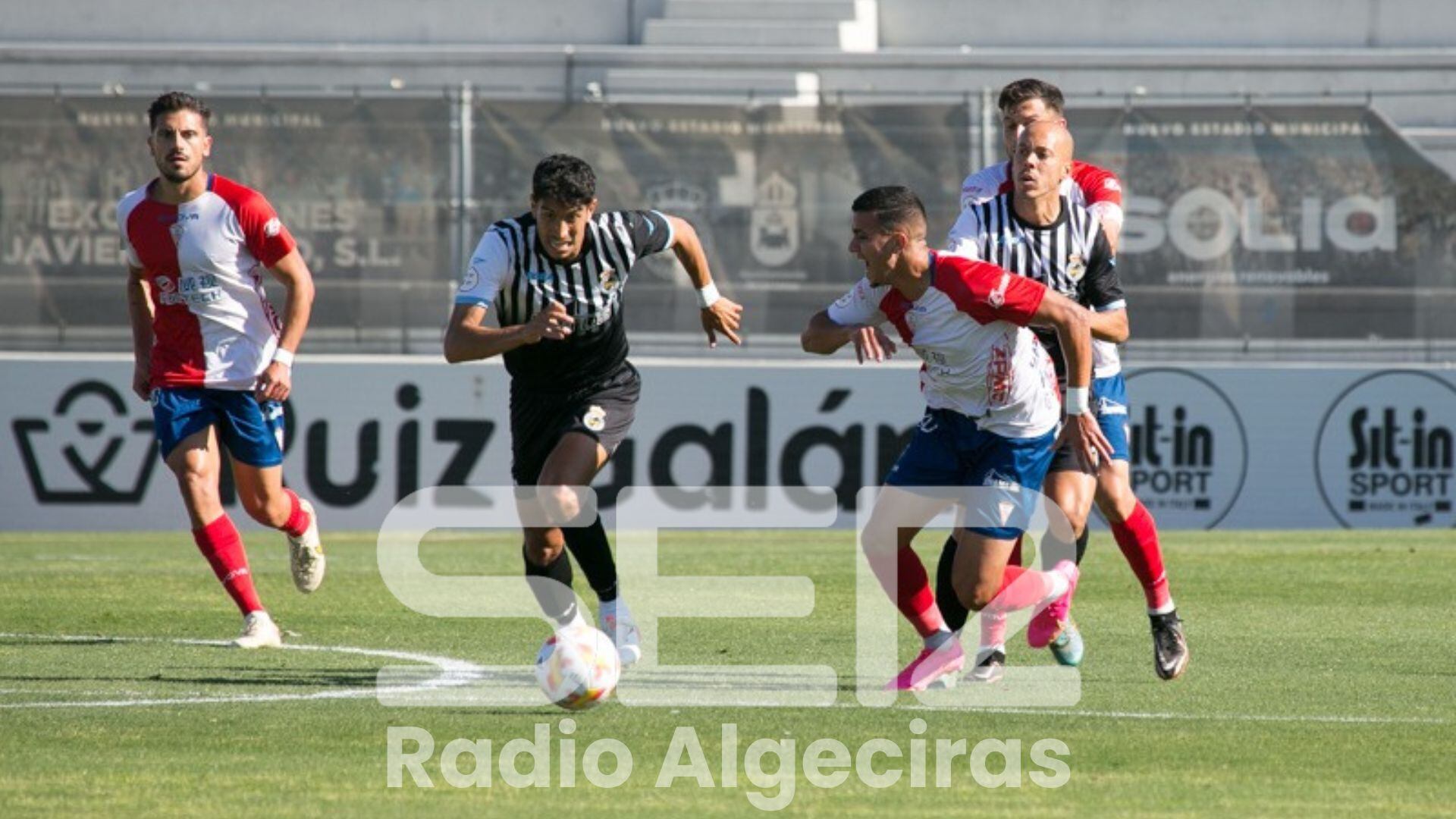 Un momento del partido