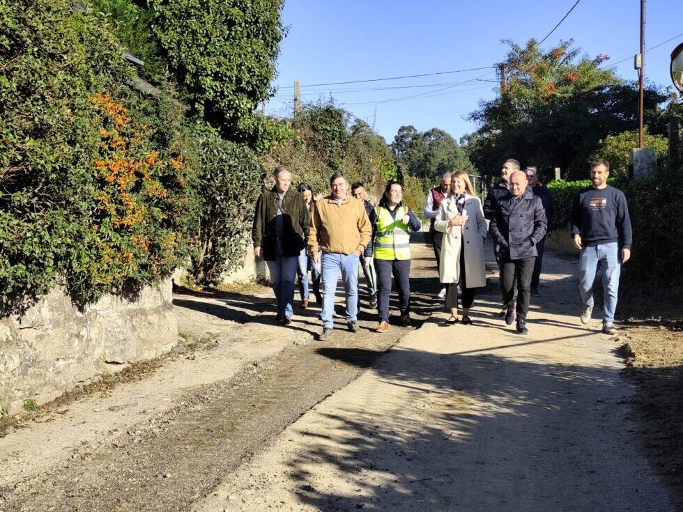 Visita a las obras de Entenza en Salceda de Caselas
