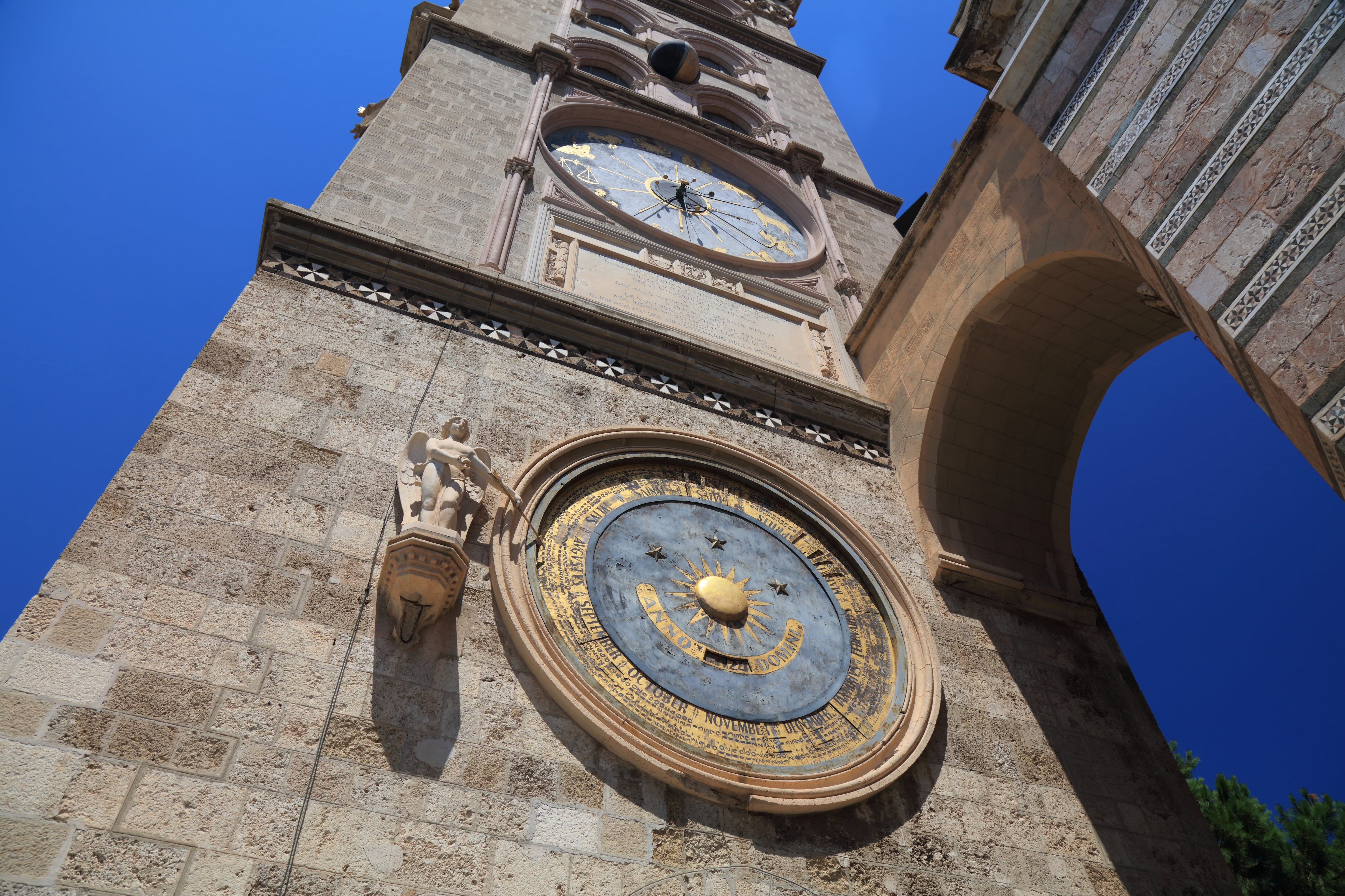Torre del reloj astronómico de Messina, Sicilia (Getty Images)