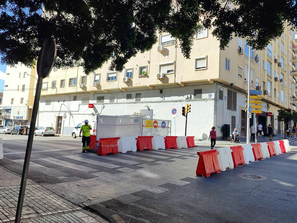 Corte definitivo de tráfico en Eugenio Gross por las obras de ampliación del metro