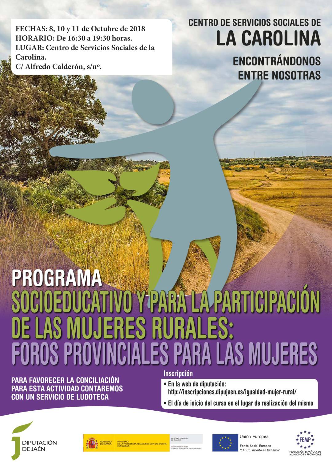 Cartel &quot;Encontrádonos entre nosotras&quot;.