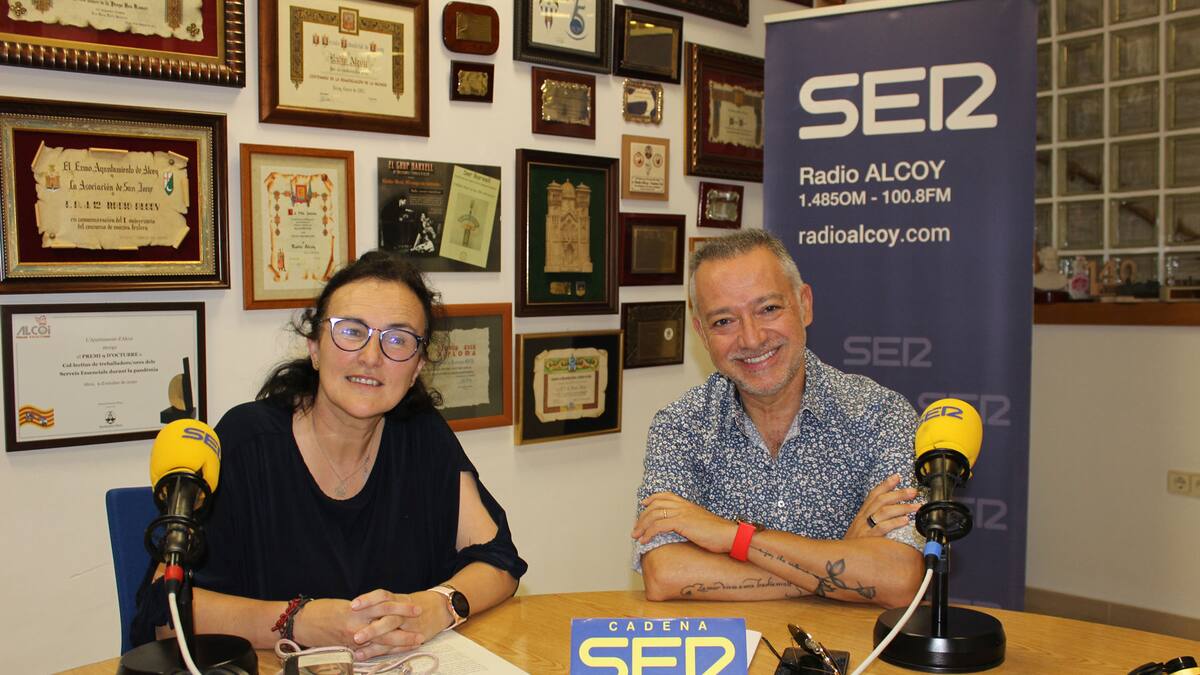 María José Jover y José Domingo Sempere hablan de la actividad de Cáritas Alcoi (14/06/2023)