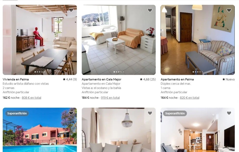 Captura de imagen de AirBnB