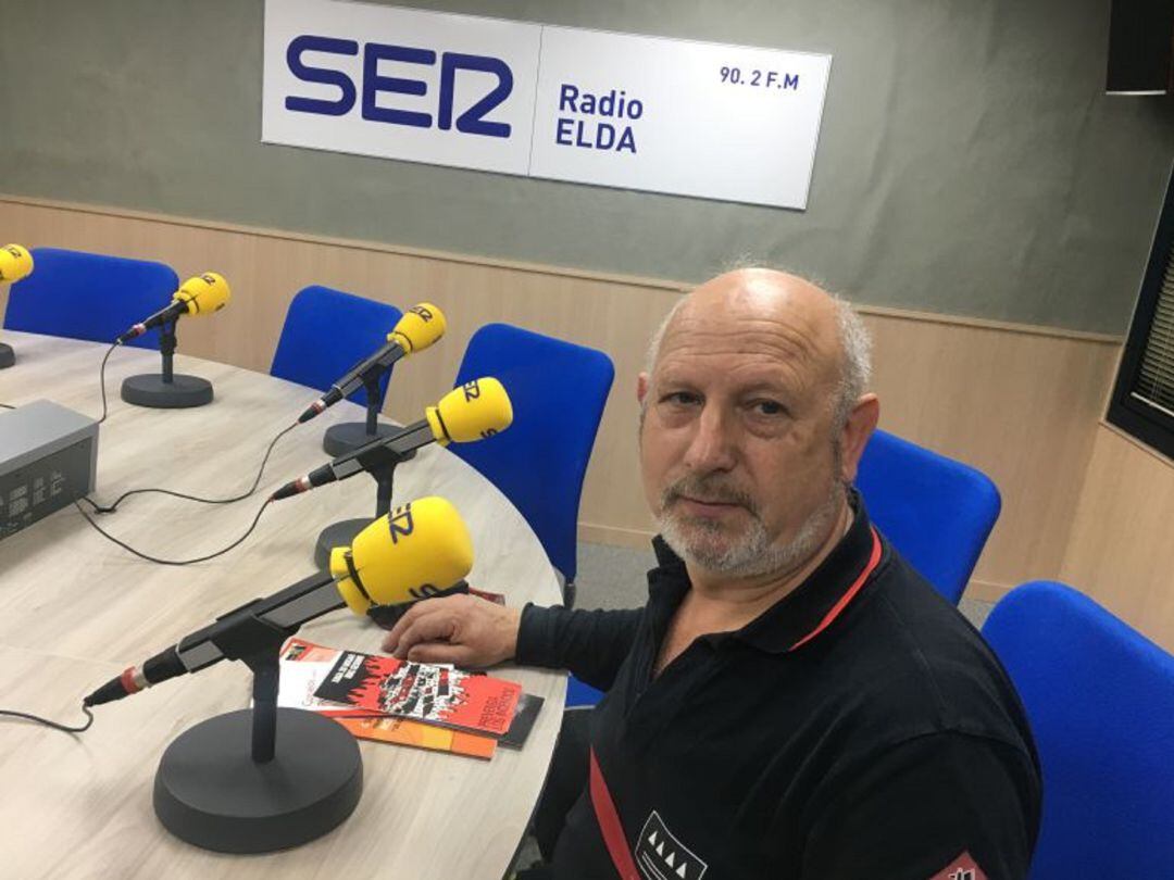 Amancio Guerrero, jefe de los bomberos de Elda